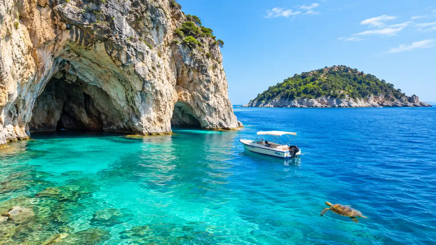Marathonisi Cave and Turtle Island: What to See and How to Visit