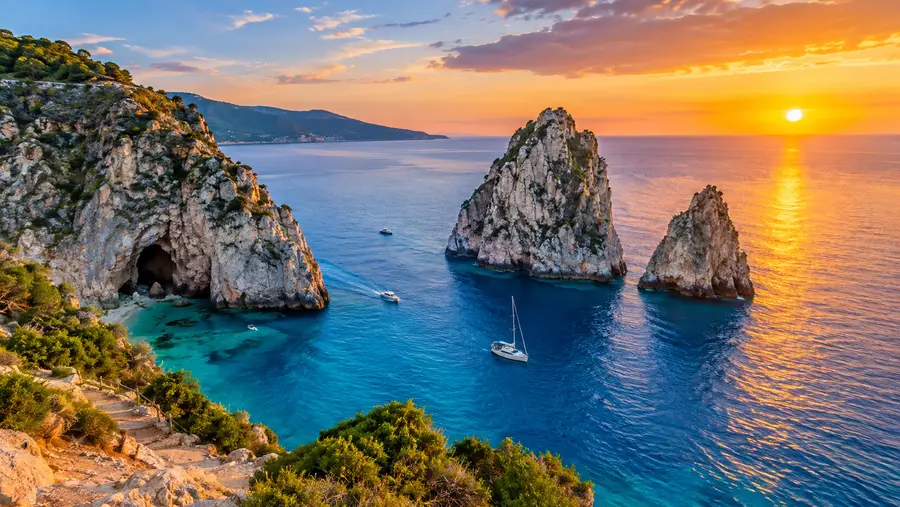 The Mizithres Rocks of Keri: Viewpoint, Sunset and Boat Views